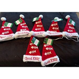 7 Christmas hats for cats‎
